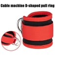 thumbnail image 6 of Adjustable Neoprene Ankle Strap with D-Ring Attachment for Glute Kickbacks and Lower Body Machine Workouts, 6 of 7