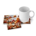 thumbnail image 3 of Thanksgiving Ragdoll Pilgrim Grateful, Thankful, Blessed Fall Welcome Set of 4 Stone Coasters Cat Lover Kitten Owner Gifts Idea 4x4in Absorbent Soapstone Coaster - 00021, 3 of 5