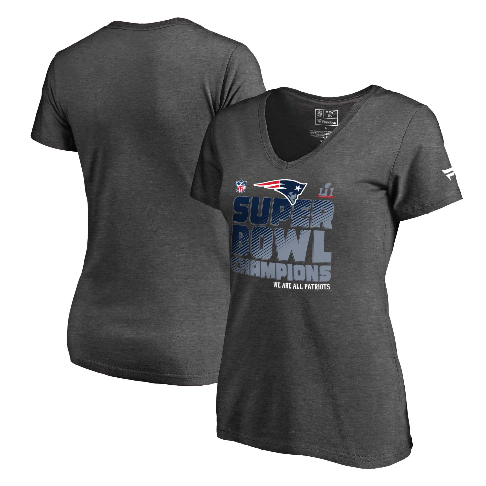 New England Patriots NFL Pro Line by Fanatics Branded Women's Plus Size Super Bowl LI ...
