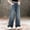 Blue A, variant on Pull on Wide Leg Jeans for Girls, Girls High Waisted Stretchy Baggy Trendy Tummy Control Straight Leg Jeans Denim Pants Blue A 7-8 Years