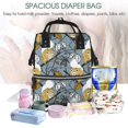 thumbnail image 4 of Yiaed Squirrel And Leaves Print Multi-Function Travel Backpack Nappy Bags, Nursing Bag, Fashion Mummy, Roomy Waterproof for Baby Care, Stylish and Durable, 4 of 5