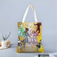 thumbnail image 2 of Mobile Suit Gundam SEED Freedom Bolso de tela con estampado de lienzo para mujer, bolsa de compras reutilizable y estética, con cremallera interior, regalo para mujer,38*45cm., 2 of 6