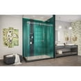 thumbnail image 5 of DreamLine Enigma-XO 32 1/2 in. D x 56 3/8-60 3/8 in. W x 76 in. H Frameless Shower Enclosure in Brushed Stainless Steel, 5 of 11