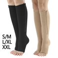 thumbnail image 3 of Medical Zipper Compression Socks For Foot Care Calf Open Toe Support To Relieve Leg Fatigue ，Varicose Knee Vein Open Toe Support Stockings, 3 of 9