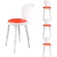 thumbnail image 1 of Fohfurniture Sillas de Comedor Transparentes Set de 4, Policarbonato con Cojín , Estilo Ghost Moderno para Cocina, Sala o Eventos, 1 of 10
