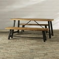 thumbnail image 5 of 3 - Piece Picnic Set | Ideal for Casual Gatherings Outdoors | Acacia Wood & Metal Frame | Quick - Drying Slat Design, 5 of 7