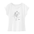thumbnail image 2 of Camiseta para mujer con cuello redondo, trajes ligeros, camisetas de verano de moda para el trabajo XL, 2 of 7