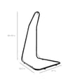 thumbnail image 6 of Best Choice Products Adjustable Curved Stand for Hammock Chairs and Swings - Black, 6 of 6