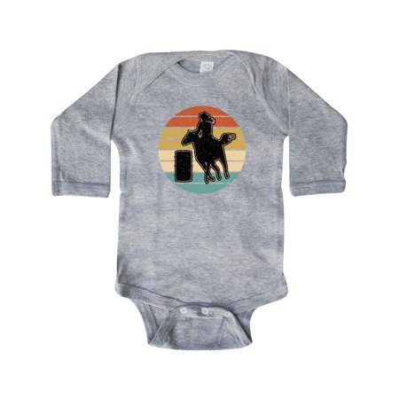 

Inktastic Rodeo Barrel Racing Cowgirl Gift Baby Girl Long Sleeve Bodysuit