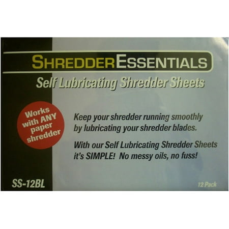 Shredder Essentials 12-Pack Oil Sheets