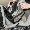 thumbnail image 4 of Boppy Compact Cart Cover, Antibacterial Treated, Gray Heathered, Storage Pouch, 6-48 Months, 4 of 6