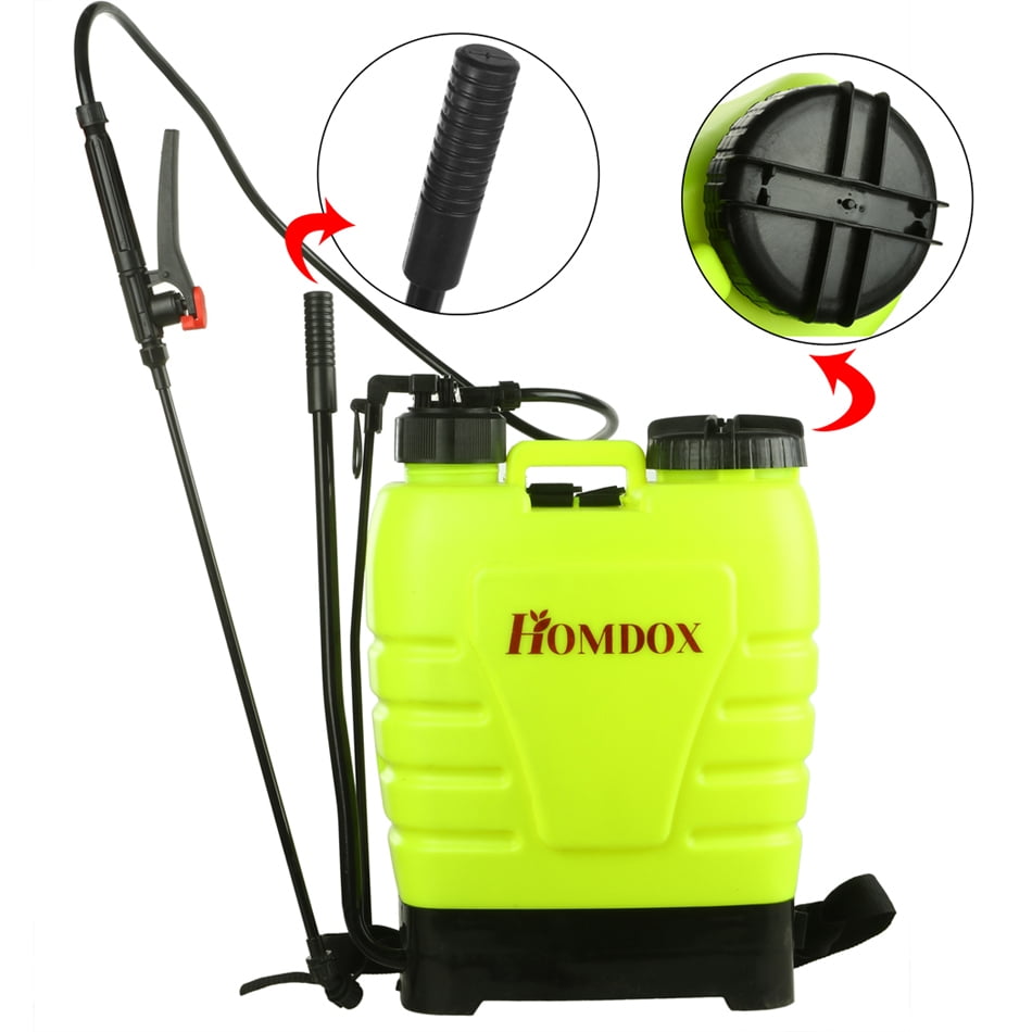 New Portable Pressure Sprayer Knapsack 16L Garden Yard Weed Chemical SMT by