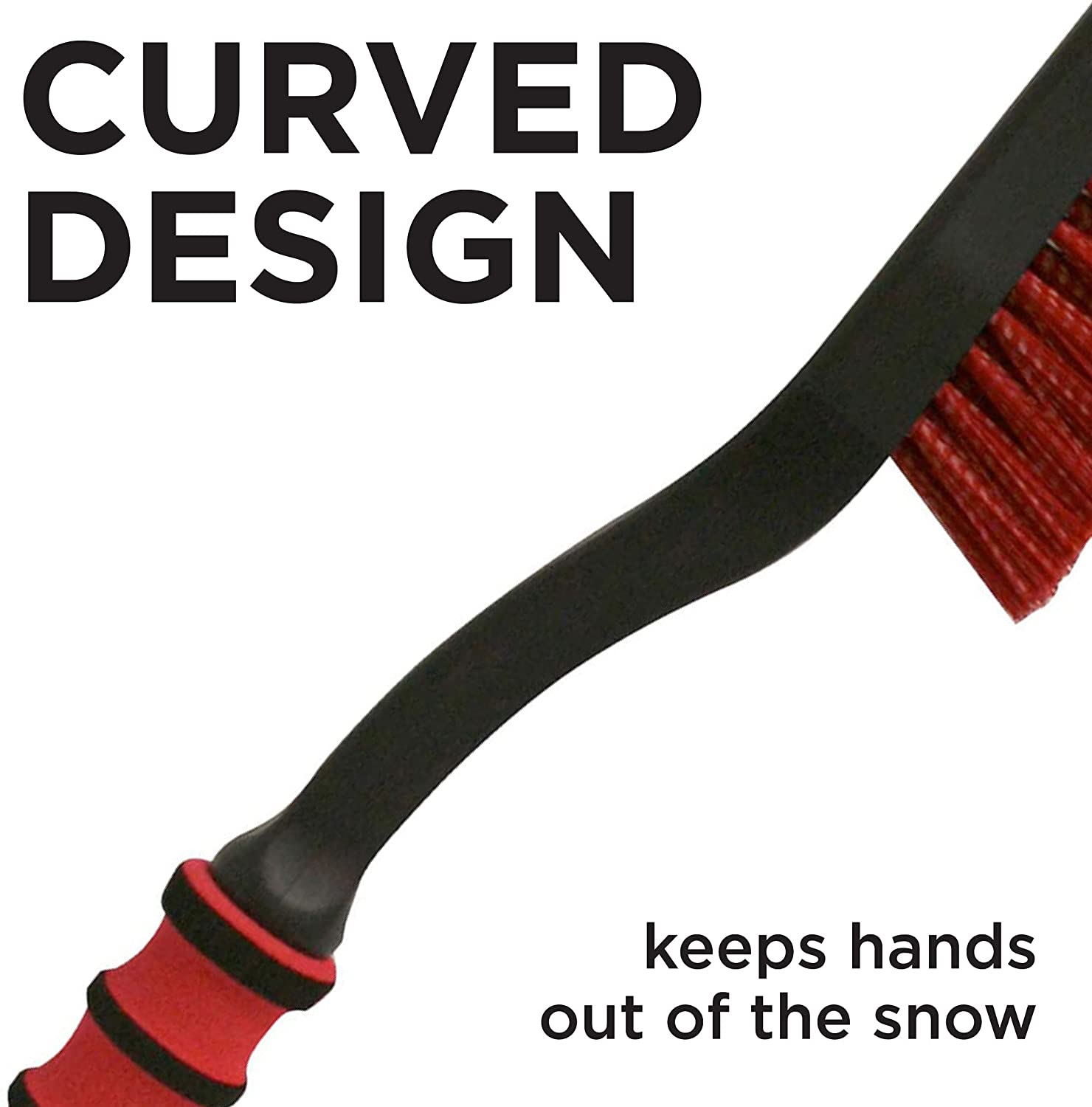 Mallory Cool Tool Snow Brush w/Integrated Scraper w/Foam Grip Handle, ASSORTED COLORS, 26" - image 3 of 8