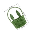 thumbnail image 2 of KAKOWELY Cesta Tejida Verde Con De Para Picnic Y Arreglo Floral En El Hogar, 2 of 6