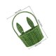 thumbnail image 2 of KAKOWELY Cesta Tejida Verde Con De Para Picnic Y Arreglo Floral En El Hogar, 2 of 6
