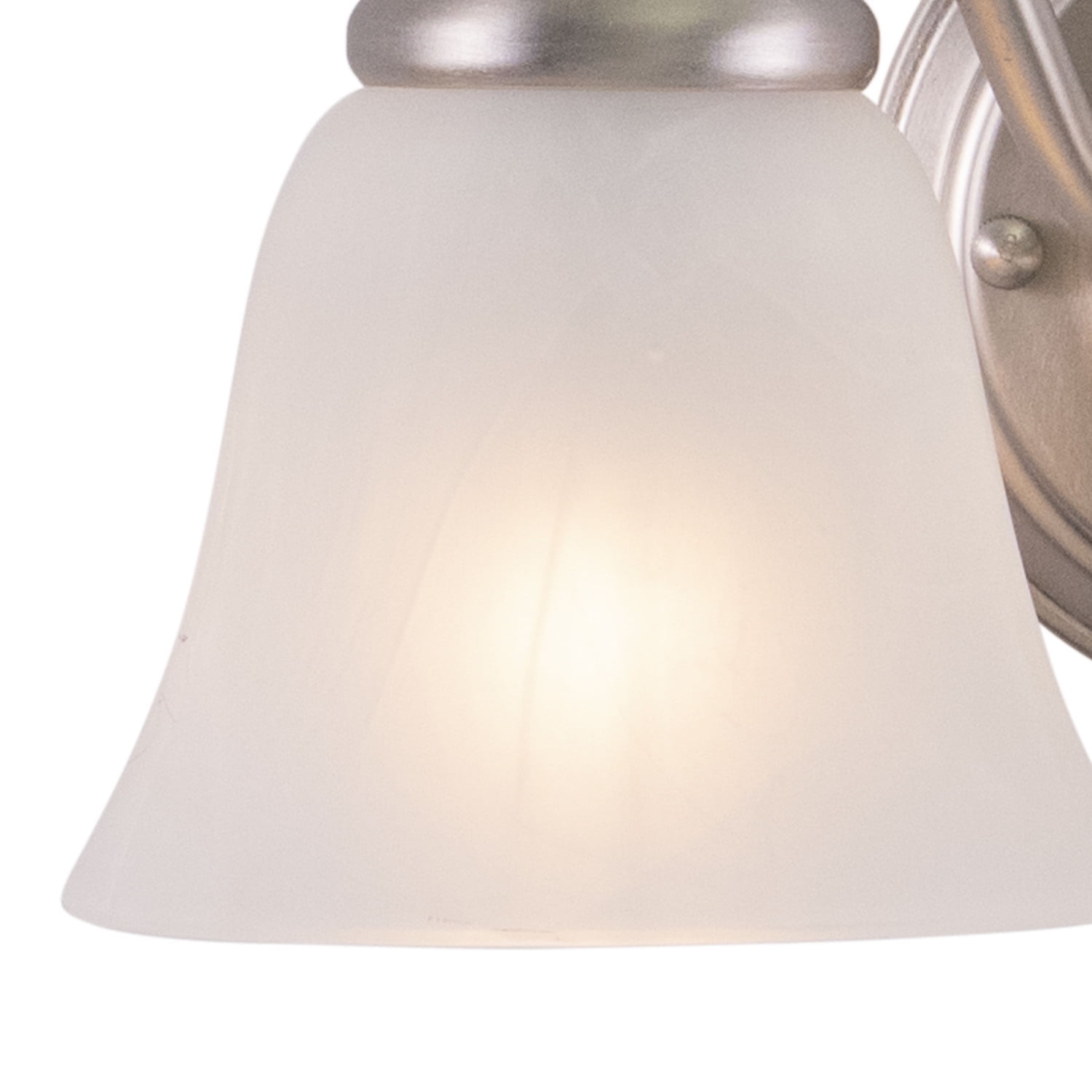 Maykoosh Nordic Haven 2 Light Brushed Nickel Bathroom Vanity Fixture
