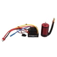 thumbnail image 4 of Motor sin escobillas RC 3660 y controlador de velocidad eléctrico ESC sin escobillas 80A, conector macho T, conjunto ESC para coche 1/8 RC 2600KV, 4 of 10