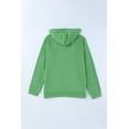 thumbnail image 2 of ABPHQTO Chaqueta con capucha y cordón de bolsillo con cremallera verde de mujer, 2 of 5