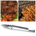 thumbnail image 3 of Stainless Steel Bread Clip Mini Food Clip Outdoor Barbecue Clip Food Clip Barbecue Meat Clip Kitchen for Cooking 12in 18/8 Silicone Thongs for Cooking Small Mini Spatula Food Network Cookware Kitchen, 3 of 3