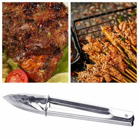 

Spatula Metal Small Wooden for Toaster Cooking Tongues Kitchen Thongs for Cooking 12 Inches Stainless Steel Camp Cookware Stainless Steel Bread Clip Mini Food Clip Outdoor Barbecue Clip Food Clip