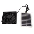 thumbnail image 3 of Solar Panel Fan, Efficient Solar Power Panel Exhaust Fan Energy Saving  For Pet Houses For RVs, 3 of 8