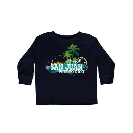 

Inktastic San Juan Puerto Rico Gift Toddler Boy or Toddler Girl Long Sleeve T-Shirt