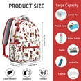 thumbnail image 6 of Cherry Print Cute Small Backpack for School, Sweet Fruit Design, Compact and Stylish Travel Backpack, 6 of 6