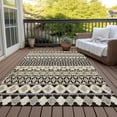 thumbnail image 6 of Addison Rugs Chantille Indoor/Outdoor Transitional Bohemian Charcoal Washable Rectangle Rug, 9' x 12', 6 of 6