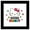 Black Framed Version, variant on Gallery Pops Hello Kitty - Shine Bright Wall Art, Unframed Version, 12" x 12"