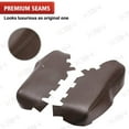 thumbnail image 6 of KBH Front Door Panel Armrest Cover Replacement for Toyota Avalon 2013-2018, Anti-Scratch Leather Arm Rest Skin Upholstery, 1 Pair, Brown (Leather Part Only), 6 of 7