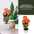 thumbnail image 3 of BESTYASH Planta Artificial Peonía Con Maceta Para De Oficina Y Hogar, 3 of 8