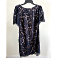 thumbnail image 1 of Jessica Howard Robe en Dentelle à Manches Courtes pour Femmes en Bleu Marine Taille 8 $99, 1 of 1