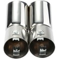 thumbnail image 4 of Stylish Vehicle Look, Universal Fit Exhaust System Stainless Steel Exhaust Tip For A Performance Boost, Polished Surface Resistant To Rust And Deformation, Fit For Most Car Models, 4 of 5