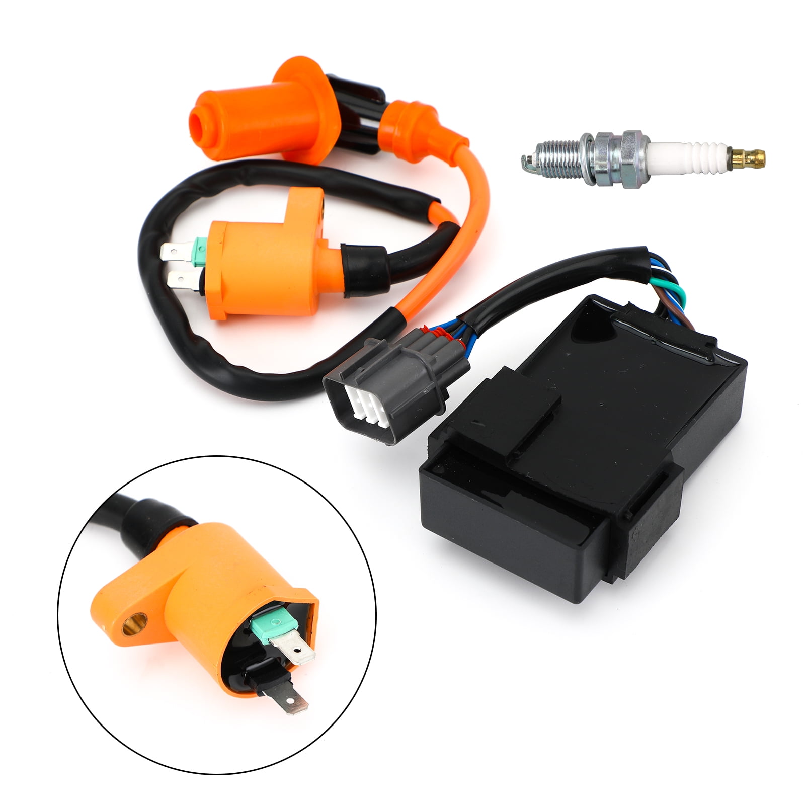Ignition Coil Spark Plug CDI for Honda FourTrax 300 TRX300 TRX300FW