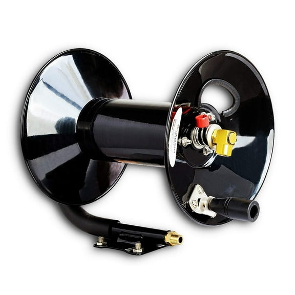Reelworks Air Hose Reel Tool Retractable Hand Crank 3/8" Inch X 100' Feet 300 Ps
