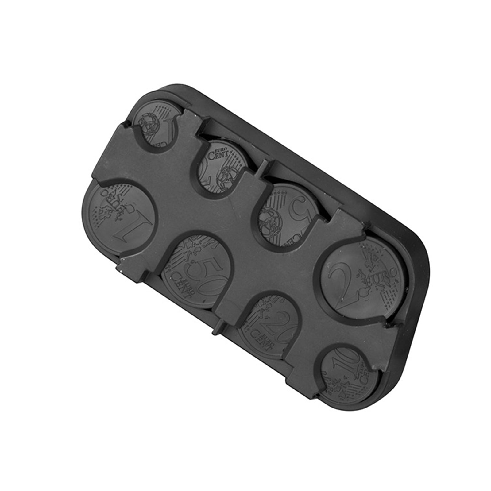 Coin Holder Euro Coin Storage Case Dispenser Holders Holders Storage Box Portable Pocket Car