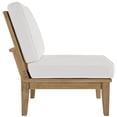 thumbnail image 4 of Modway Chaise Berçante de Patio Extérieur en Teck Marina, Blanc, 4 of 6
