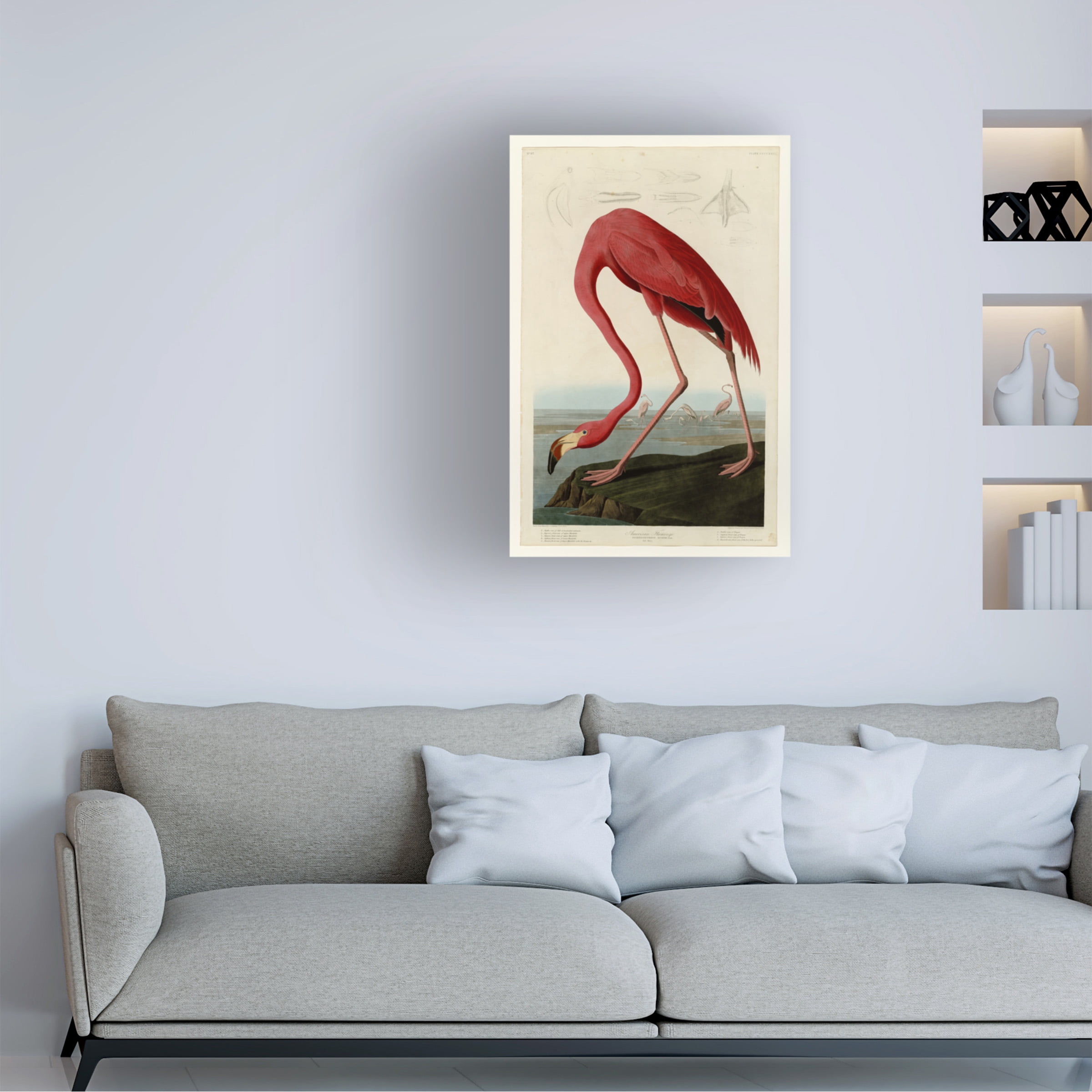 Trademark Fine Art John James Audubon Starry Night Canvas Wall Art - 22x32