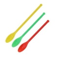 thumbnail image 4 of 20 juegos de cucharas de laboratorio de plástico de doble punta, herramienta de medición verde, roja y amarilla, 4 of 14
