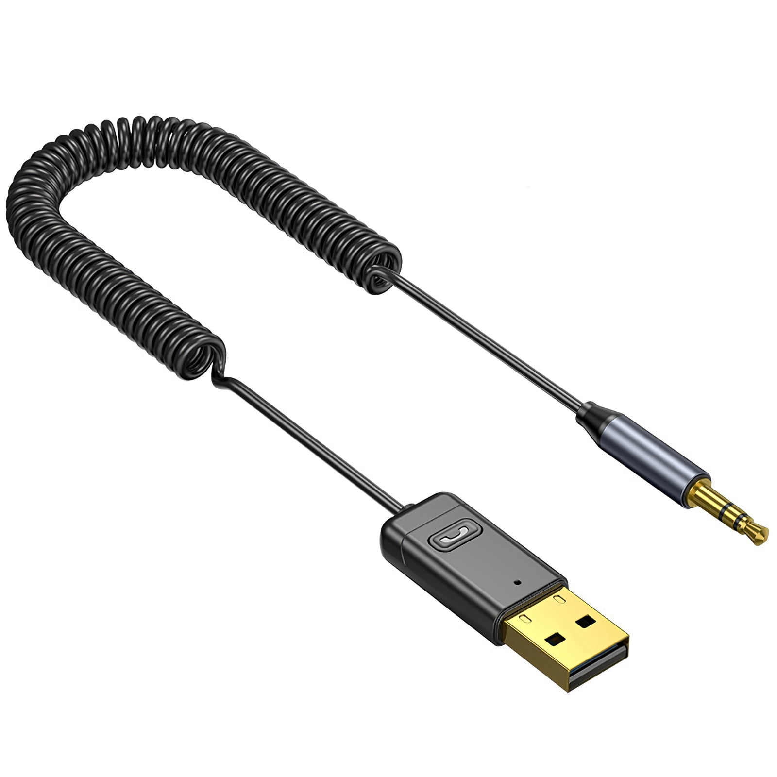 Car Audio Bluetooth Adapter 3.5MM Audio Jack USB Bluetooth 5.0 Transmitter and Receiver Portable