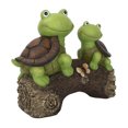 thumbnail image 2 of Adorable escultura de jardín decorativa para decoración de patio y patio, Tortuga Sharpla Estatuas decorativas al aire libre, 2 of 7