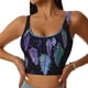thumbnail image 1 of Balery Dreamcatcher With Colorful Feathers Sujetadores deportivos con espalda cruzada para mujer, acolchados, sin costuras, de alto impacto, ideales para yoga, gimnasio, entrenamiento y fitness.-, 1 of 8