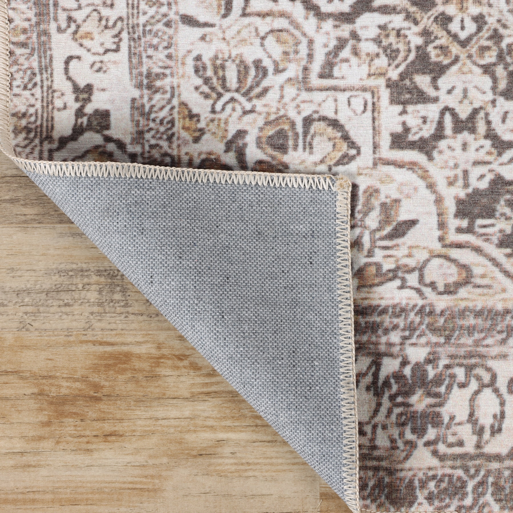 Superior Elodi Geometric Floral Indoor Area Rug,9' x 12', Mossy Gold