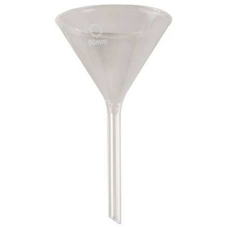 LAB SAFETY SUPPLY 5YHW3 Funnel,Glass,150mm Rim,150mm Stem,PK8