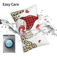 thumbnail image 5 of Kdxio Cotton Pillow Cases 20"x30" Pillowcases,Soft and Breathable Bedroom Pillow Cases-Love Gnomes-No Pillow Core, 5 of 5
