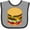 Heather and Black, variant on Inktastic Hamburger Lover Boys or Girls Baby Bib