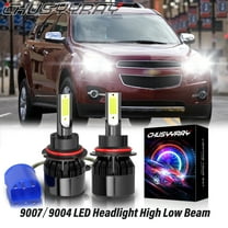 For Chevy Equinox 2005 2006 2007 2008 2009 LED Headlight Bulbs Kit 9007 6000K White High&Low Beam 2Pcs