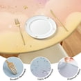 thumbnail image 4 of Soft Cloud Starry Scene Round Fitted Tablecloth with Elastic Edge,Dining Table Cover Waterproof,Outdoor Round Tablecloth for Camping,Dining,Indoor and Outdoor, 4 of 7