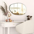 thumbnail image 6 of CONGUILIAO Irregular Asymmetrical Mirror Wall Mounted, Unique Vanity Mirror,Shaped Dressing Mirror Decorative for Living Room, Bathroom, Bedroom, Entryway Wall Decor, 33.5"×20.5", 6 of 12