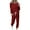 Red, variant on 2 Piece Sets for Women Fall Plus Two Piece Pants Outfits for Women Women's Classic Print Long Sleeve Sport Pullover And Pants Set my orders